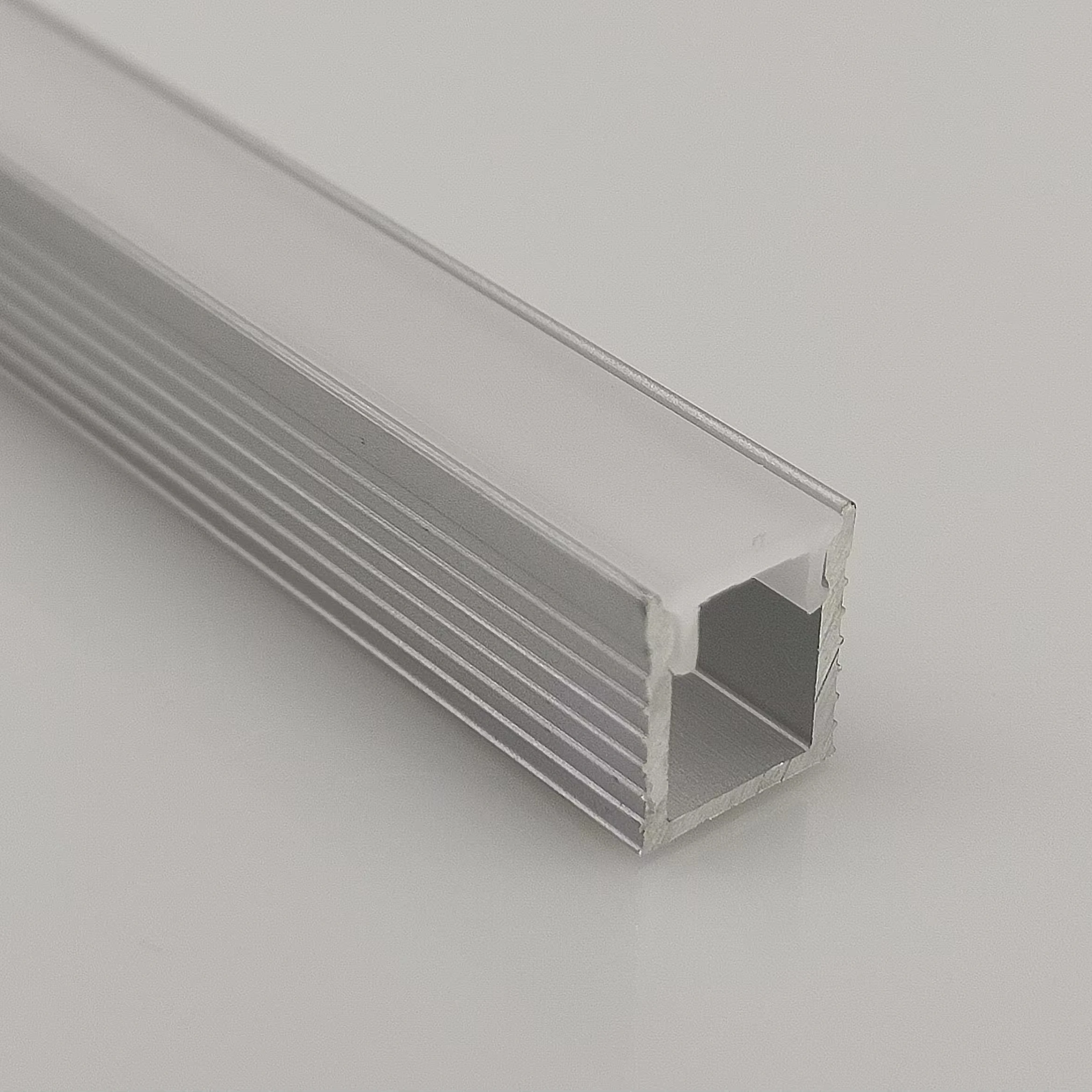 Newly listed anodized alloy 8*9mmLed aluminum profile Led bar radiator embedded aluminum Led profile