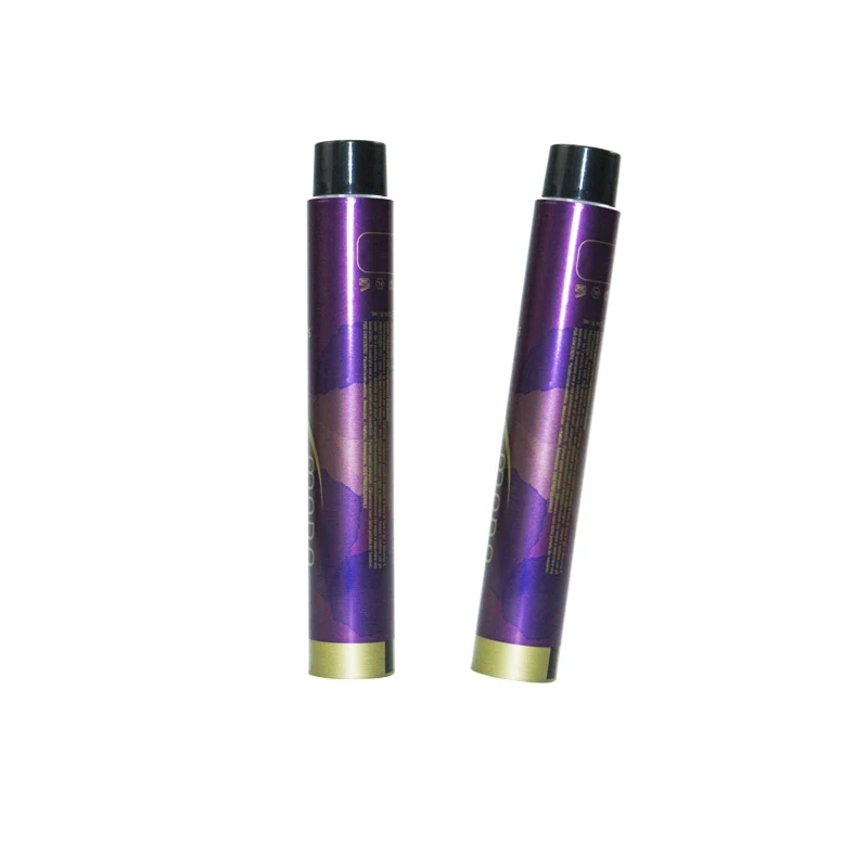 Diameter 25mm 28mm 30mm 32mm 35mm empty aluminium hair color cream tube from China