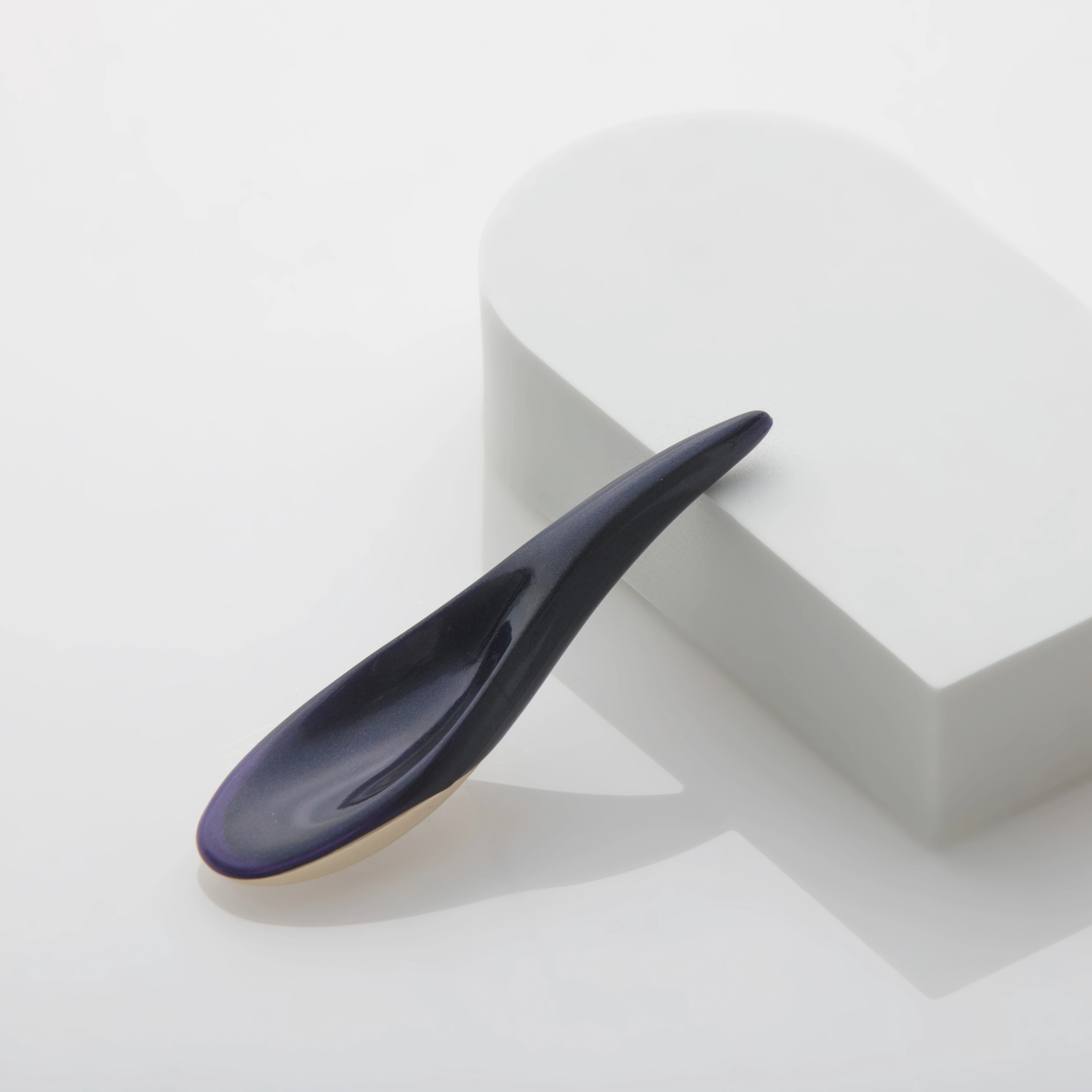 metal spatula face cream mixing mini spatula cosmetic tool flat tobacco pipe shape massage spoon flat mixing spoon for cosmetic