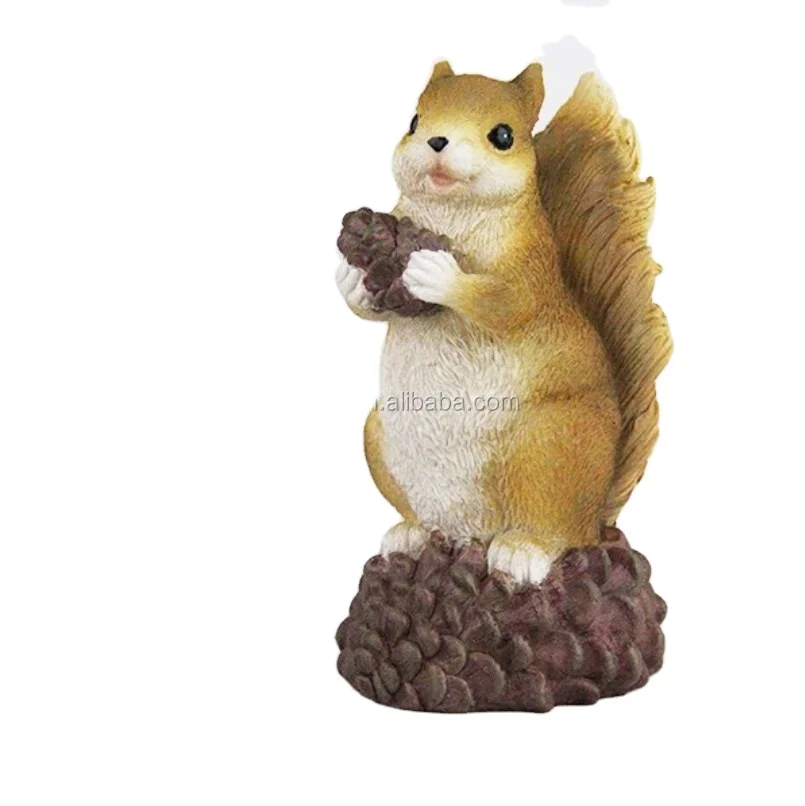 Фигурка животного из смолы, лиса, декор для сада, фабричная цена, поделки из смолы, фигурка животного лисы