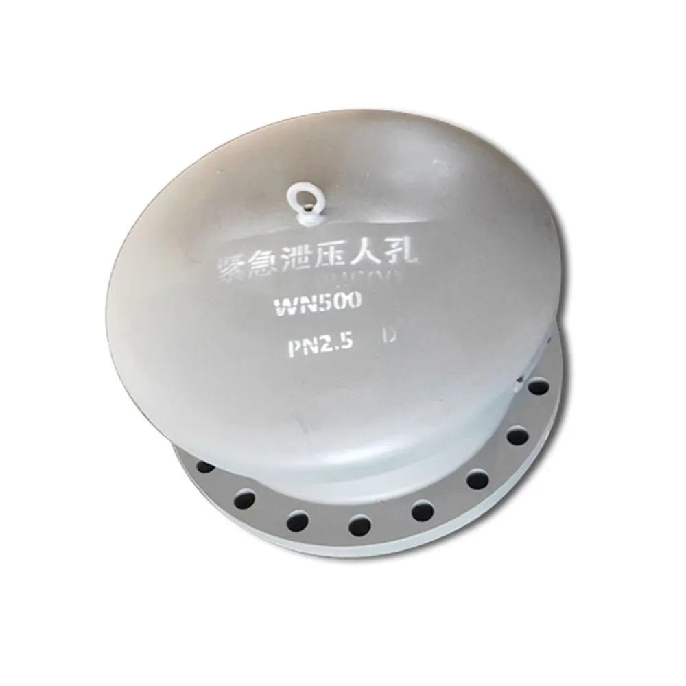 Carbon steel quick opening atmospheric pressure manhole