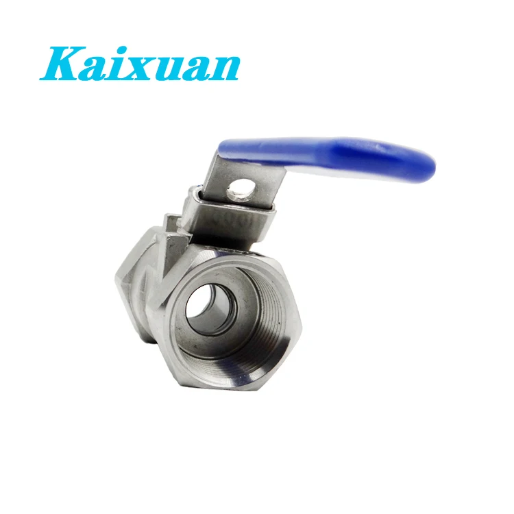 Factory free sample stock Stainless Steel 1 pc ball valve 304/316 NPT BSP  1000 WOG 1 PC Ball Valve