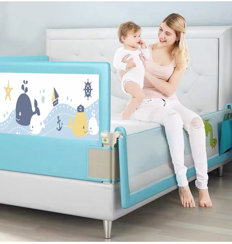 Foldable Fence Playpen Crib Safety Railing Bumper Fence Children Baby Barrier Baby Safety Bed Rail