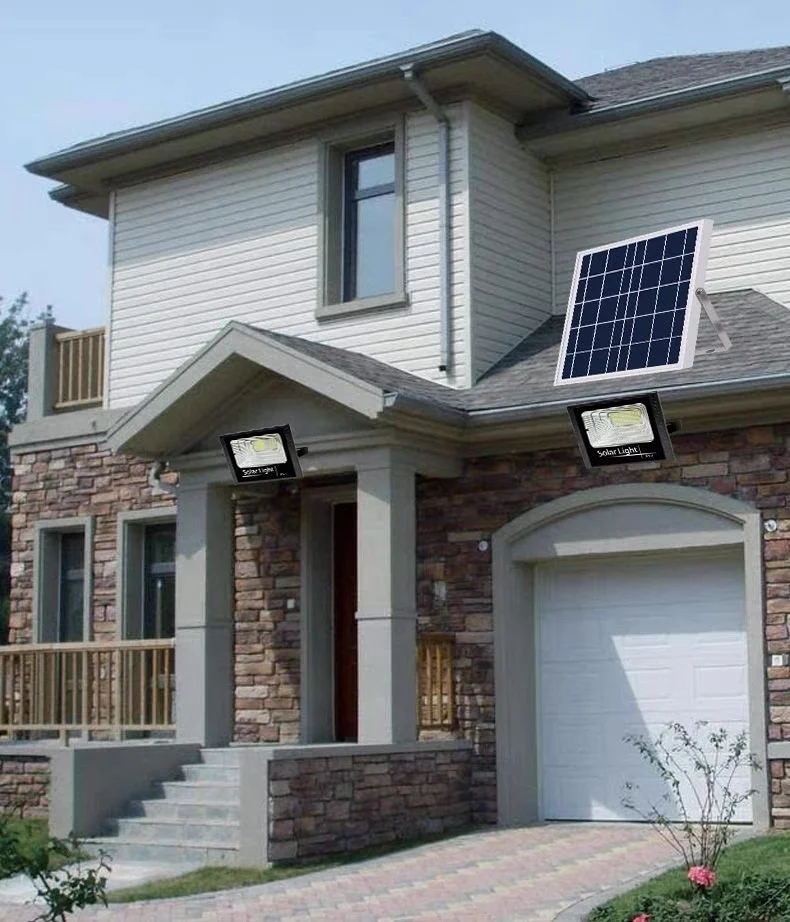 200W 400W 600W 800W 1000W Solar Flood Light Outdoor Waterproof LED Courtyard Landscape Light Outdoor Courtyard Light