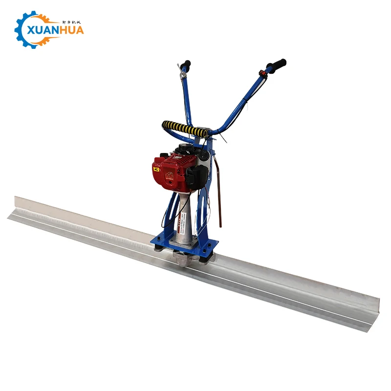 concrete road floor screeding machine ride on concrete vibrating screed ruler laser smooth screed leveling machine