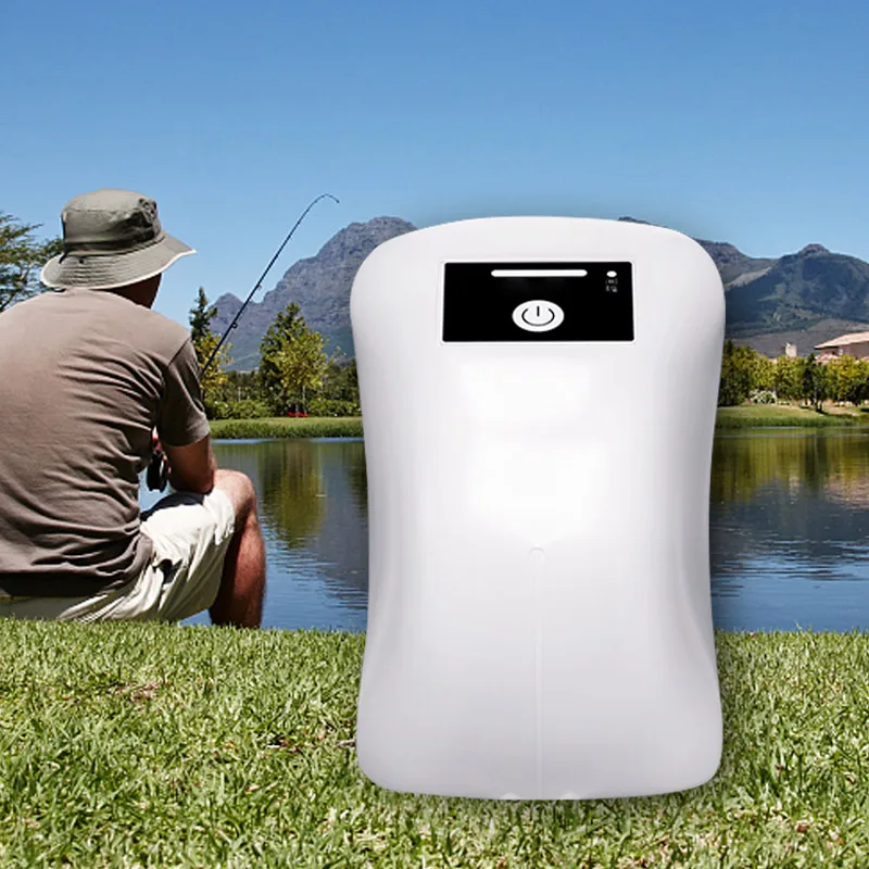 Quiet Outdoor fishing lithium battery air compressor oxygen aquarium portable air pump