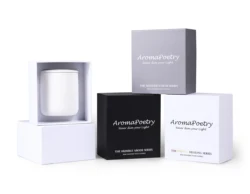 Elegant Design Luxury Custom Printed Candle Jar Box Packaging Paper Cardboard Rigid Gift Packing Candle Jars And Boxes Luxury