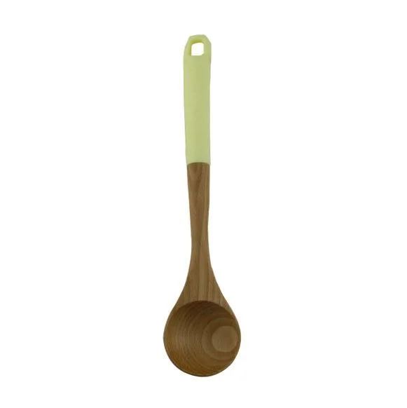 XCH 145613  Approval Multi-function Silicone Kitchen Utensils Cooking Tools Ladle With Yellow Silicone Handle