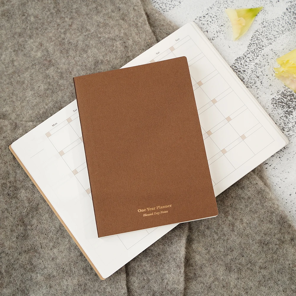 Cubierta de papel personalizada Cuadernos A4 A5 B5 Planificador Impreso Tapa dura 365 dias Tomoe River Journal Notebooks