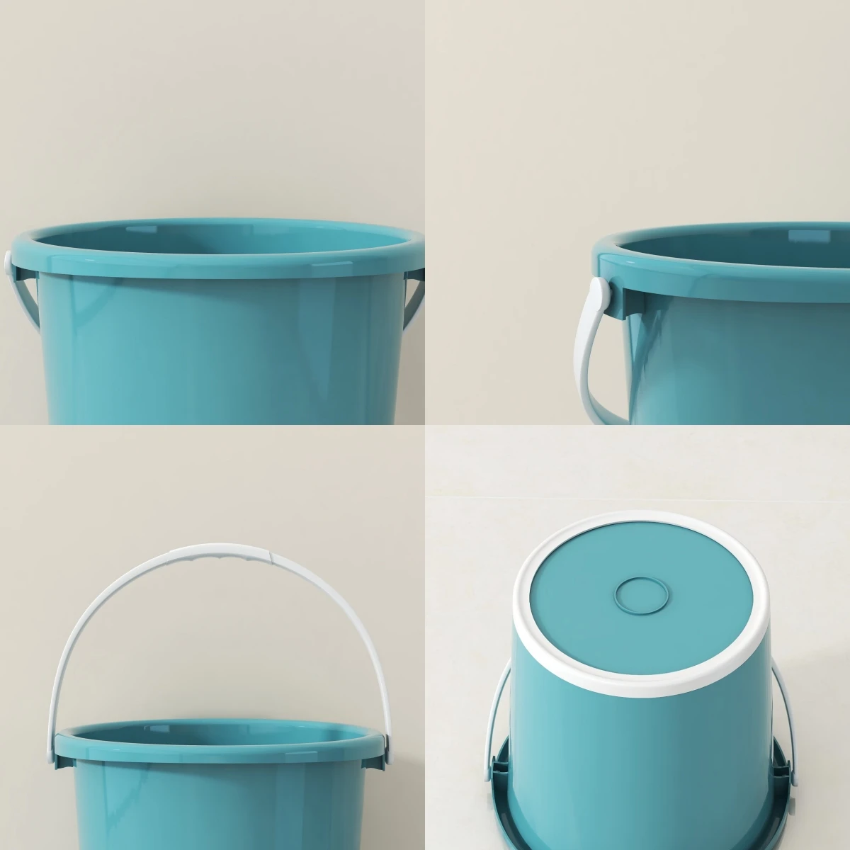 20 liter pail mop bucket 5 gallon bucket plastic pail plastic barrel cleaning products plastic bucket with solid color