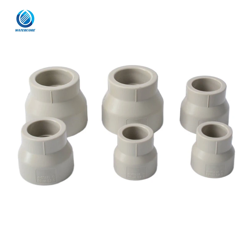 Industrial Socket Fusion PPH Pipe Fittings PPH Socket Fusion Reducer Connection Bushing