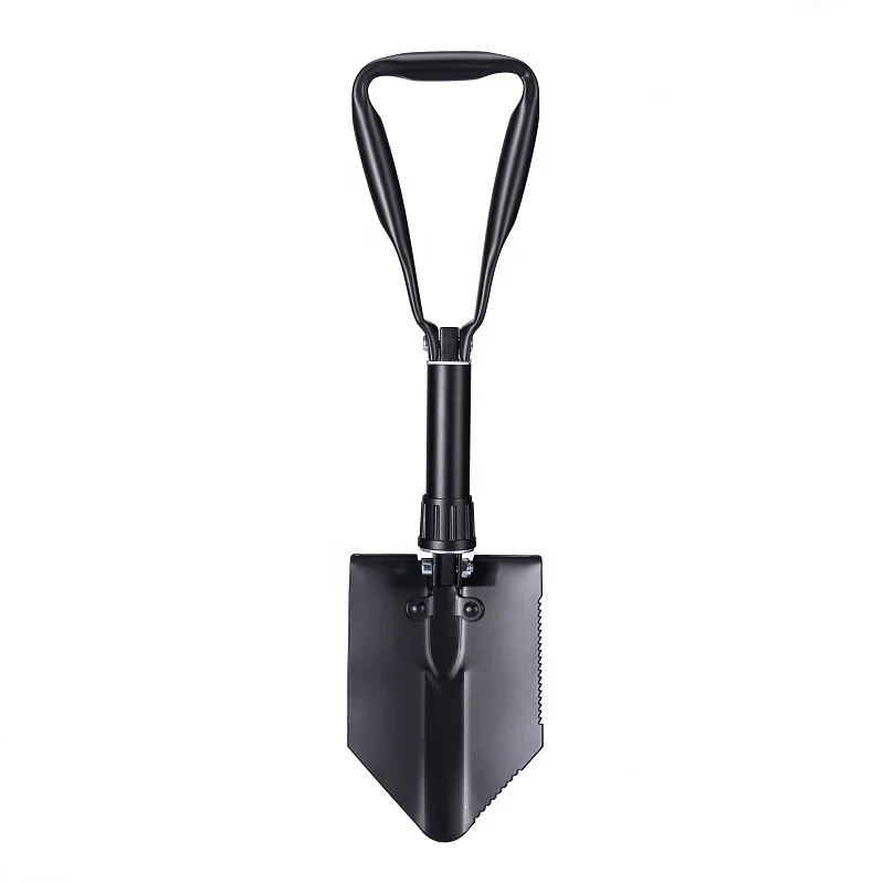 305 Folding Survival Shovel w/Pick - Heavy Duty Carbon Steel Portable Lightweight Outdoor camping shovel Entrenching Tool