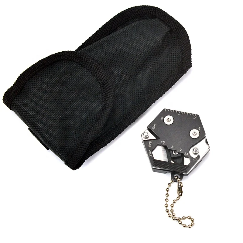 Convenient multifunction stainless steel coin knife Portable EDC outdoor folding knife combined screwdriver portable mini knife