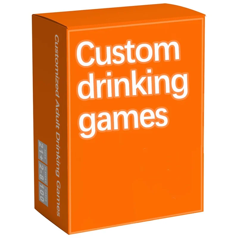 Printing Custom logo Printing Adult Playing Card Game Drinking Flash Card For Adults