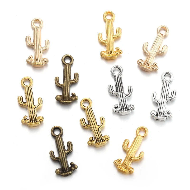 5 видов цветов кактус подвески для брелоков Серьги Подвески Сделай Сам ювелирные изделия аксессуары фурнитура 9*20 мм Q278