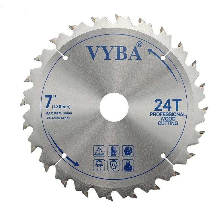 180mm 24T top quality BOSCH style wood circular saw  blade for BOSCH/MAKITA/DEWALT saws