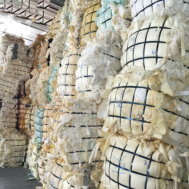 
Recyclable sponge scraps 