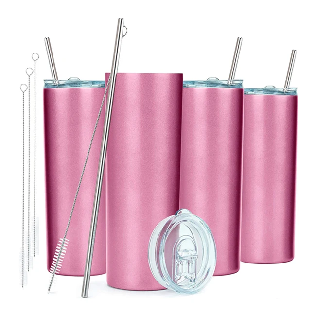 
Customized Stainless Steel Water Bottle Vacuum Tumbler With Lid And Straw 