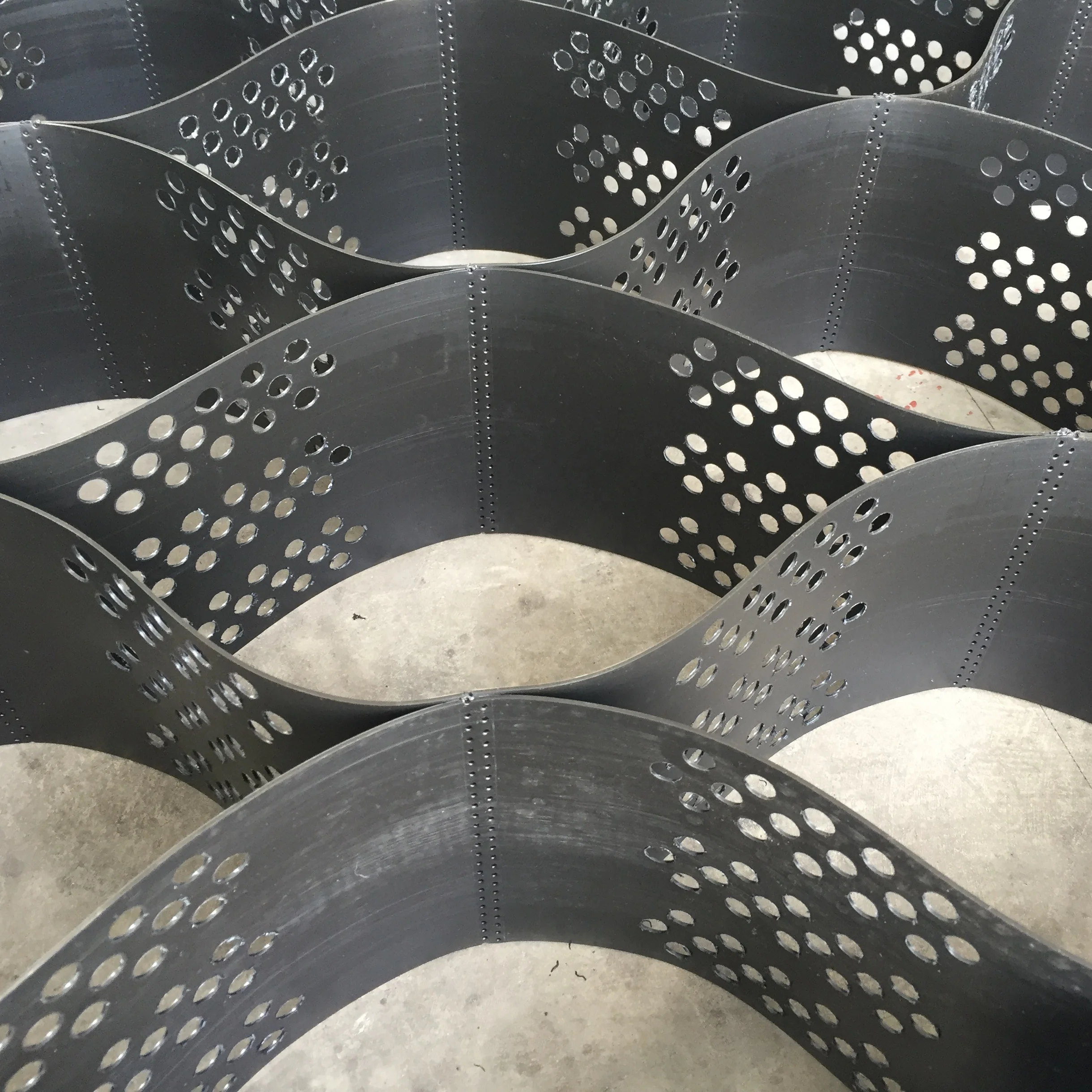 Honeycomb Gravel Stabilizer Geocell Grid for Driveway Elite Black Green Surface Welding Cell Color Material Origin Type Sheet