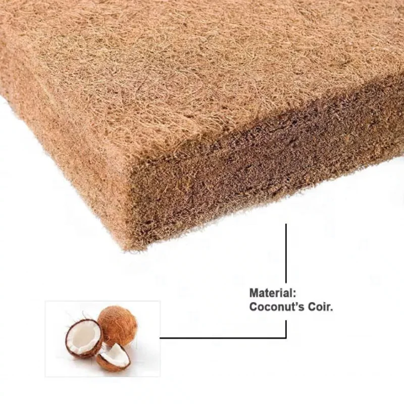 
Coir mattress bed coconut palm hypoallergenic orthopedic mattress coir mattress of folding bed 