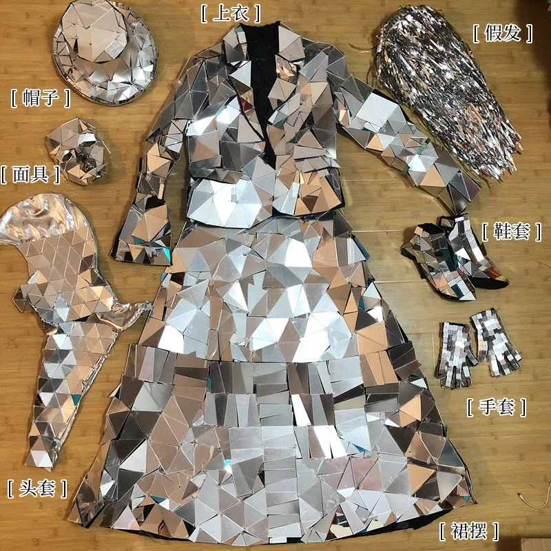 Funtoys MOQ 1 PCS wedding mirror man costumes for show