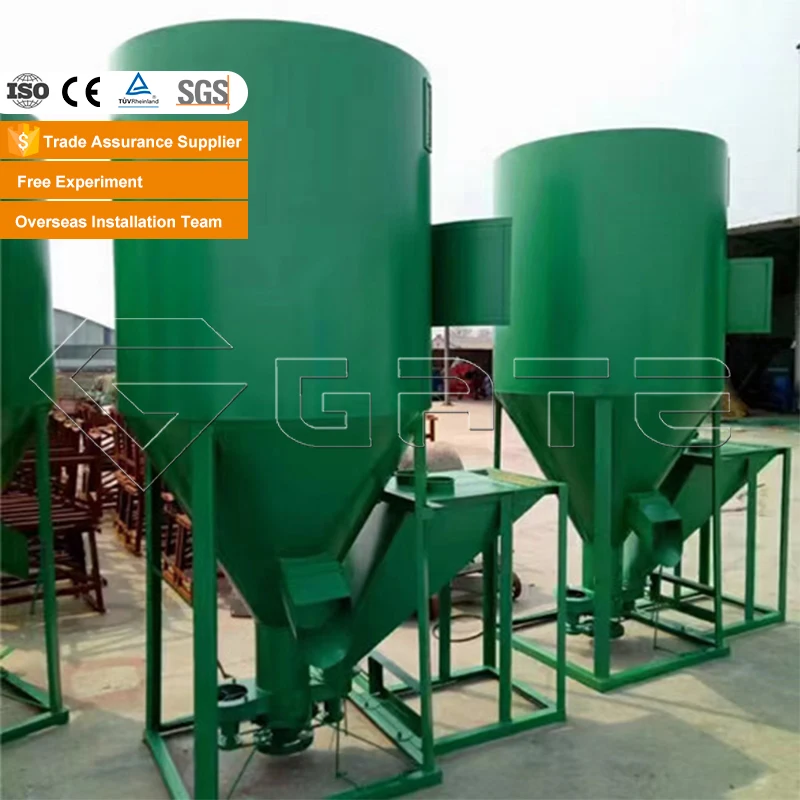 Vertical Mixer Feed Large Feeding Inlet Crusher Plastic Powder Grinder Machine