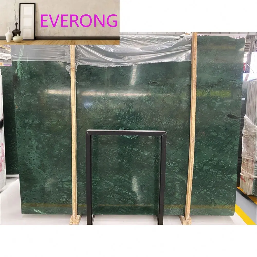 High Quality India Green Verde Marble Stone Slab Tiles for Wall Best Green Marble Stone