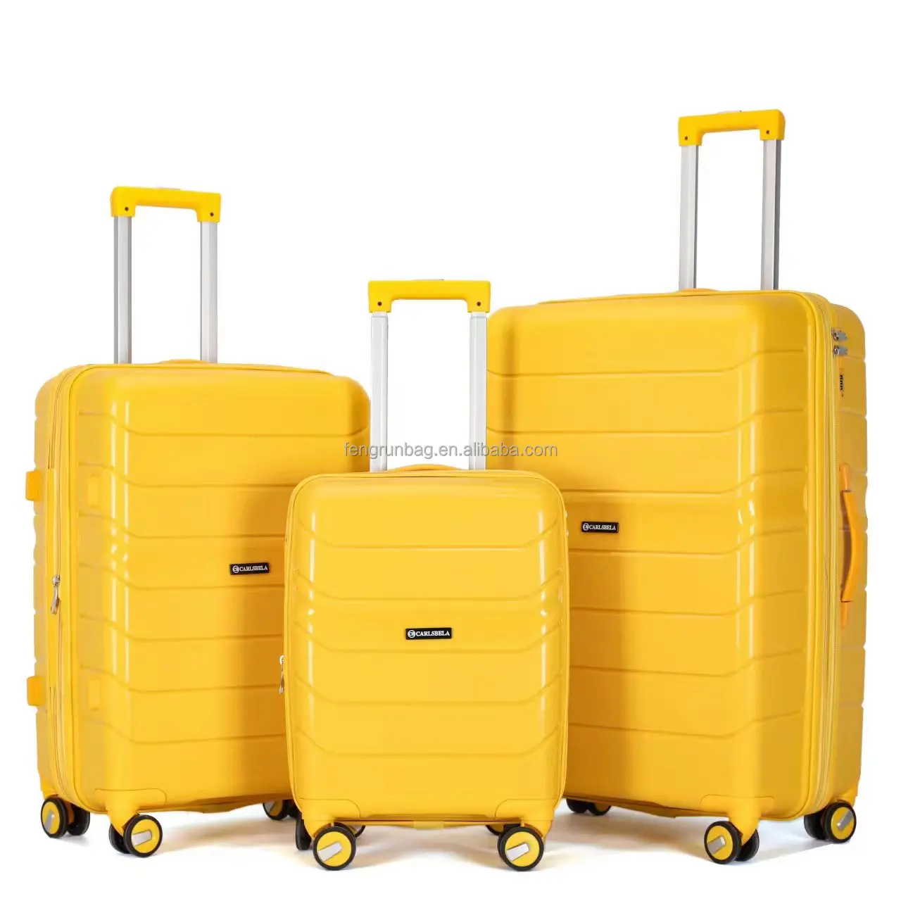 Factory Direct Price Cheap Fashion PP Large Capacity Anti Drop Travel Suitcases Set