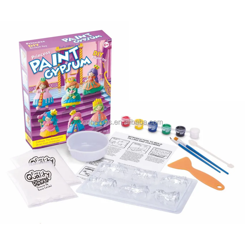 New Design DIY Animals Plaster Style Painting Set Kids Art Drawing Craft sets Painting gypsum sets