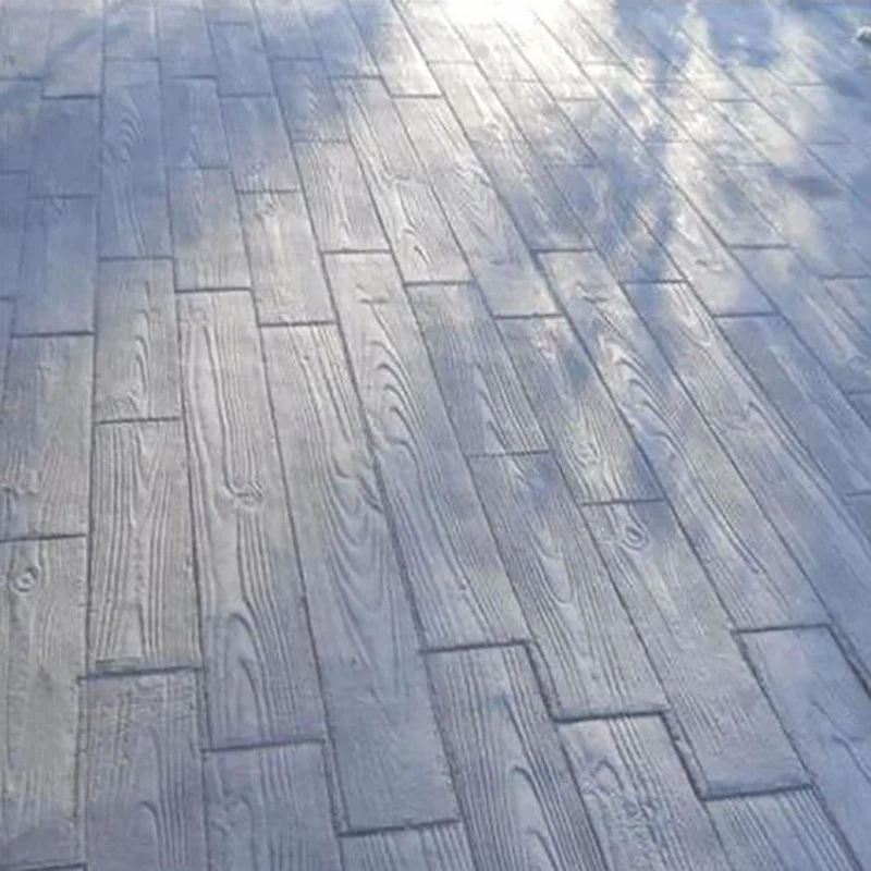 Wood Texture Concrete Stamp Mold Rubber Concrete Stamp Mat for Floor