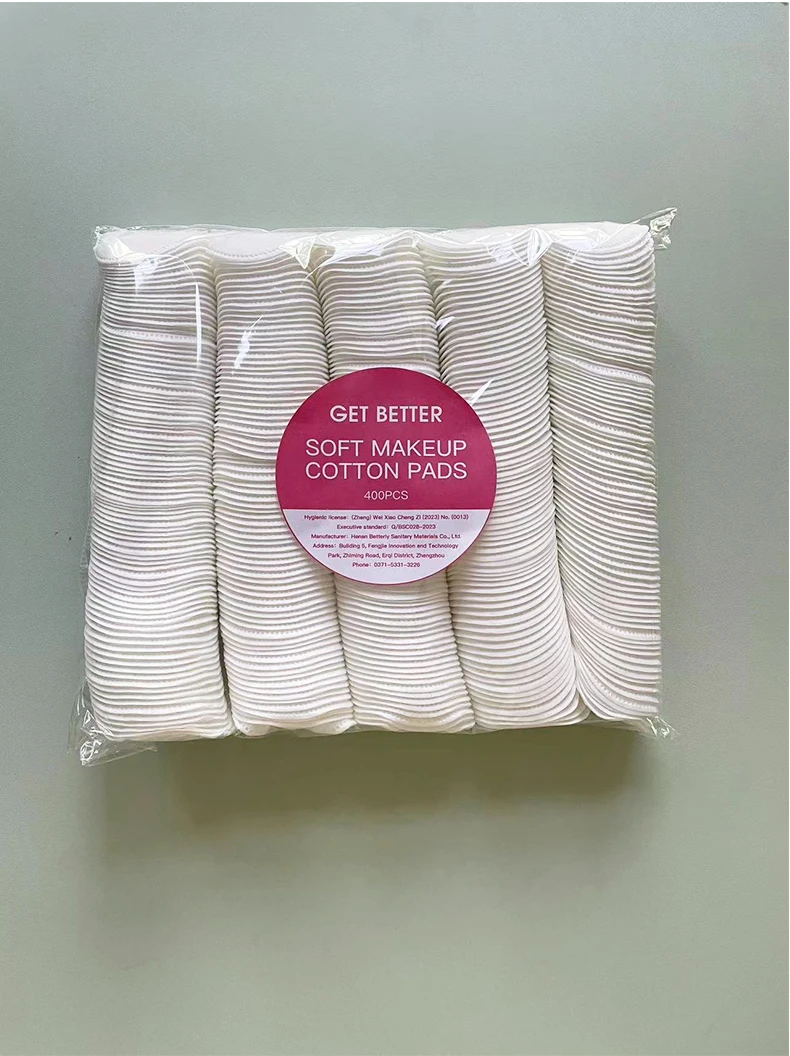 Disposable Cotton Pad Round Natural Soft llakeup Remover Cotton Pads Cotton Face Makeup Remover Disc Pad