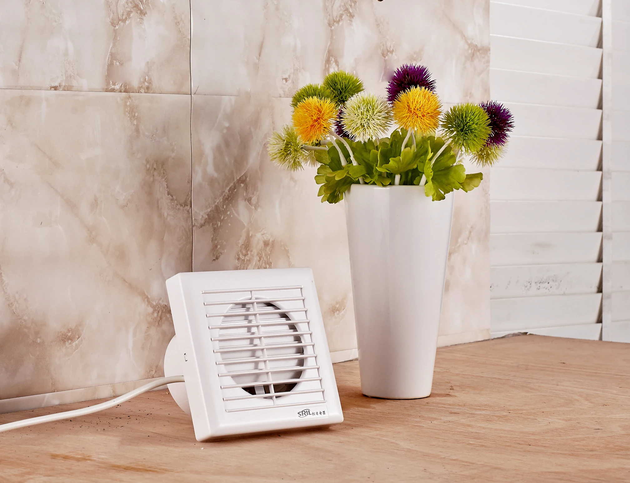 4 5 6 inch CE  RoHS Certification ABS plastic  100% copper bathroom exhaust fan Wall-Mounted Windows  kitchen toilet use