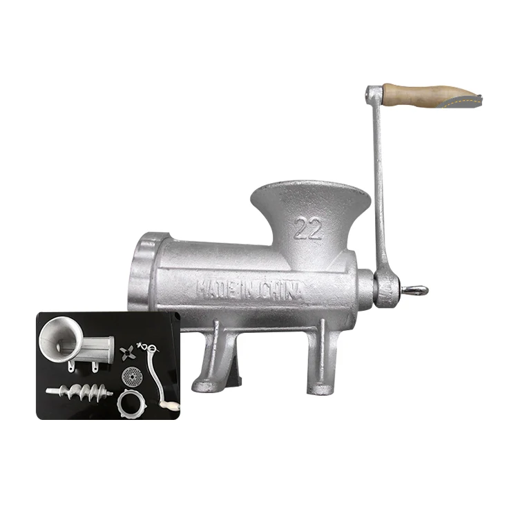 
Family Use Factory Price Industry 22# Hand Operated Manual Meat Grinder 