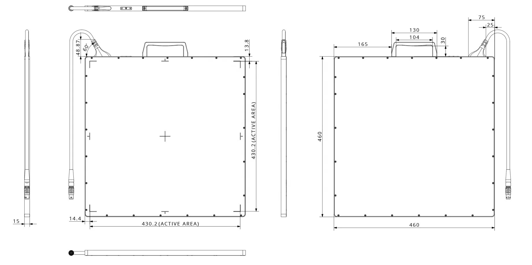 Vet X-ray flat panel detector mobile digital equine veterinary digital radiography X ray machine portable x ray detector horse