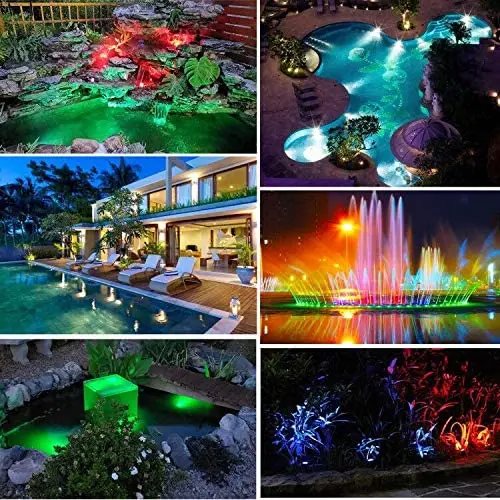 RGB SMD 5050 DC 12V Spotlight IP68 Waterproof Yard Pathway Decor Lamp LED Outdoor Landscape Lighting Garden Light 5W