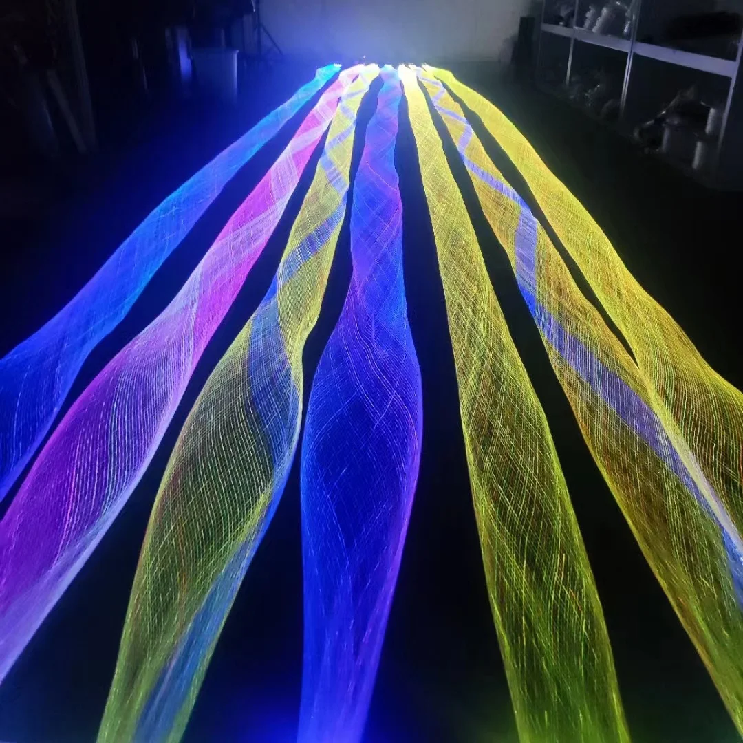 2023 KEPUAI Fibre Optic Lighting Mesh LED Mesh Trees Lights Net for Outdoor Tree Decor Lights