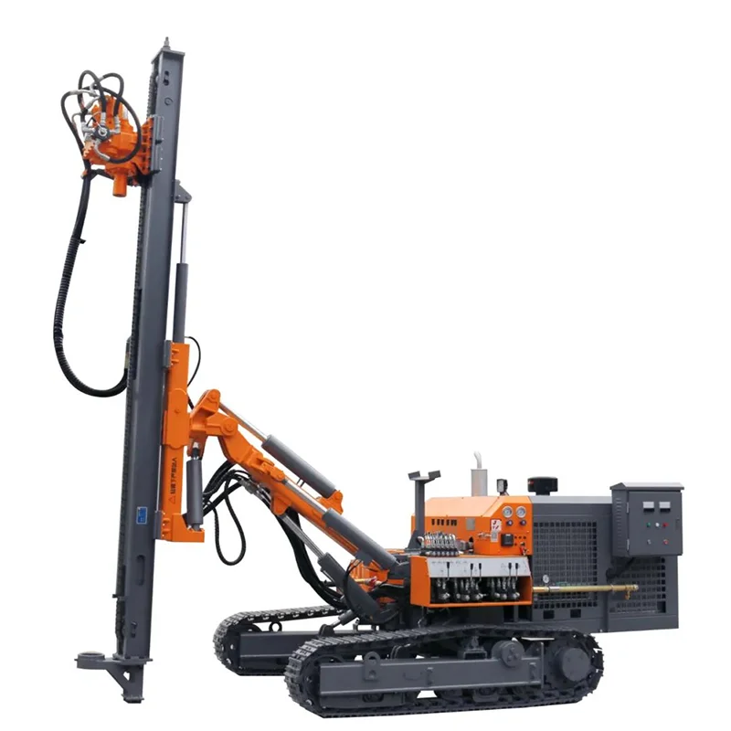 
Roadway engineering self-propelled rock bolt drilling rig drill pipe full hydraulic crawler drilling rig 
