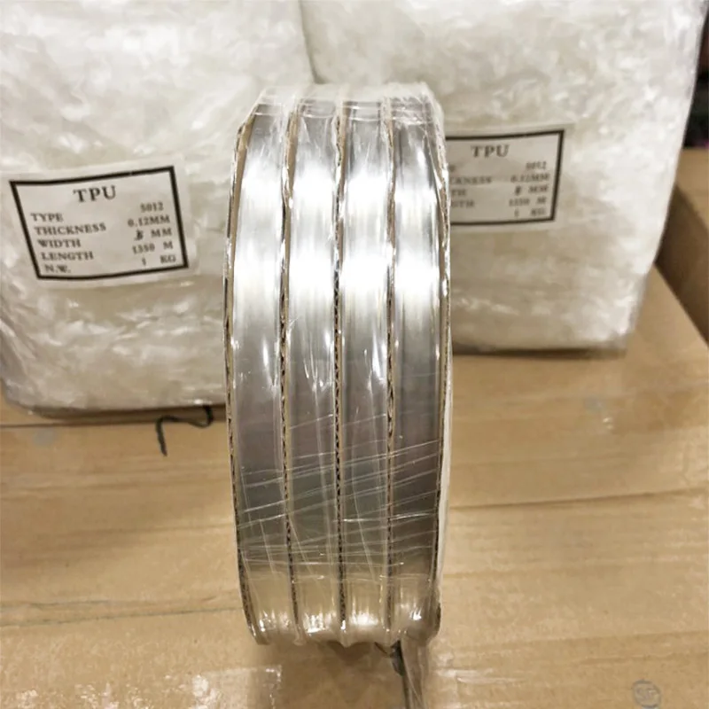 Wholesale nice quality low price 4mm 5mm 6mm mobilon TPU tape elastic tape