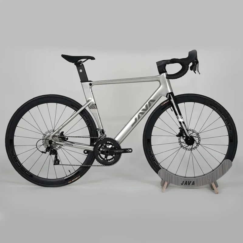 JAVA SILURO6 R5 Road Bicycle Carbon Fiber Fork Cycling Racing Bike LTWOO Hydraulic Disc Brake Thru Axle 18 Speed Siluro 6 R5 UCI