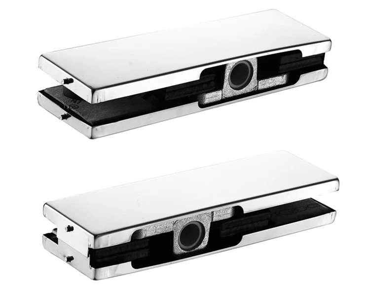 Frameless Glass Sliding Door Hinge Stainless Steel Lock Clamp Patch Door Fittings