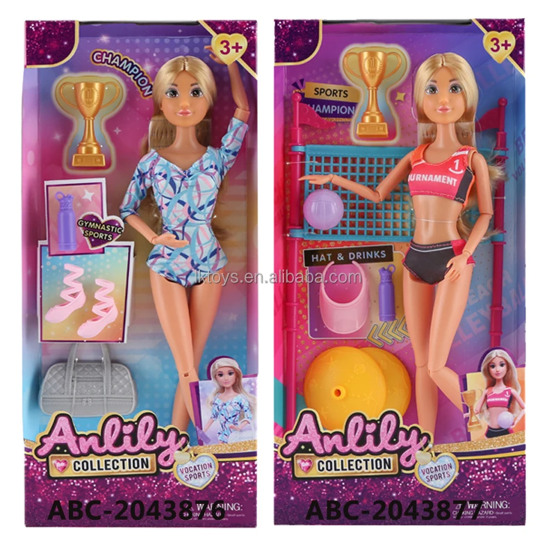 Lucky Toys 11.5 Full-Body Doll Brown Skin Doll  with Accessories Factory Wholesale Dress Up Doll Toy