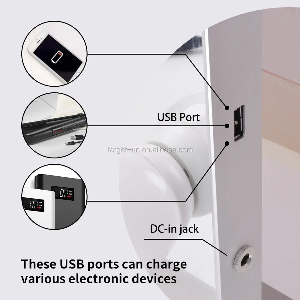 hollywood style mirror with lights dressing table lighted vanity mirror vanity wall mirror espejos con luz led