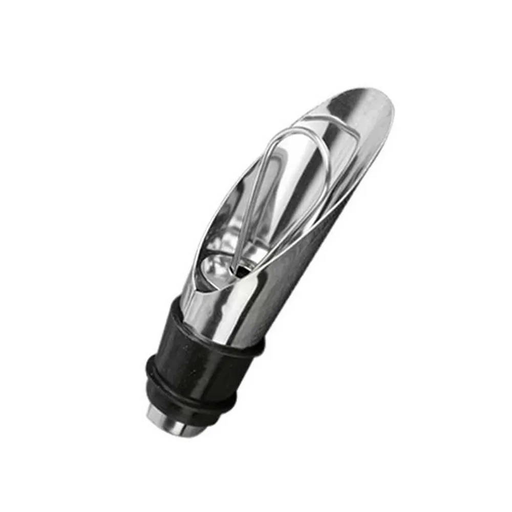 2 in 1 Stainless Steel Liquor Bottles Wine Aerating Spout and Pourer Stopper Wine Pourer Stoppers Wine Funnel Bottle Pourer