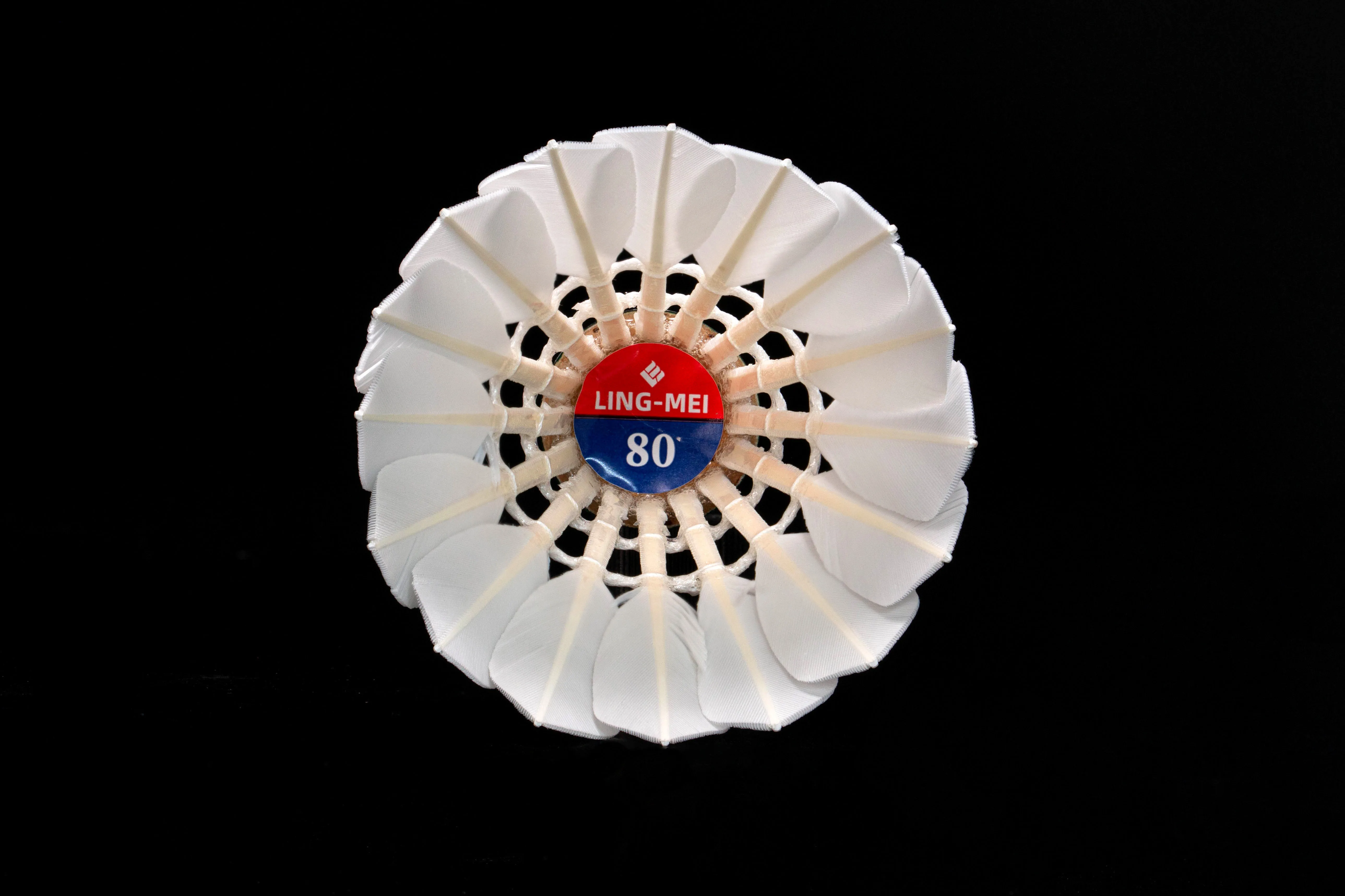 Lingmei 80 Top Quality Goose Feather Badminton Shuttlecock Ball for Professional Tournament Best Durability 12pcs shuttle cock