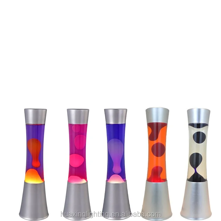 2020 OEM on sale yellow pink blue purple  wax clear nova liquid glass 3d magama table night light molten lava lamp