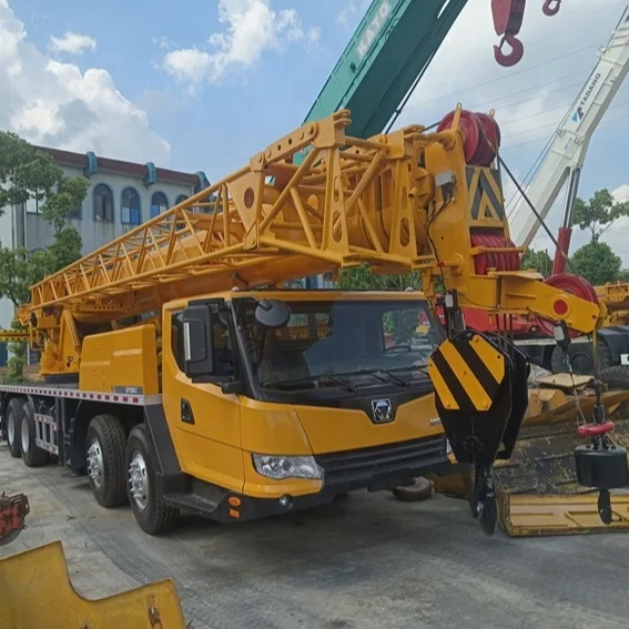Грузовой кран QY70K 70-тонный телескопический кран, Подержанный гидравлический автокран 70ton для продажи