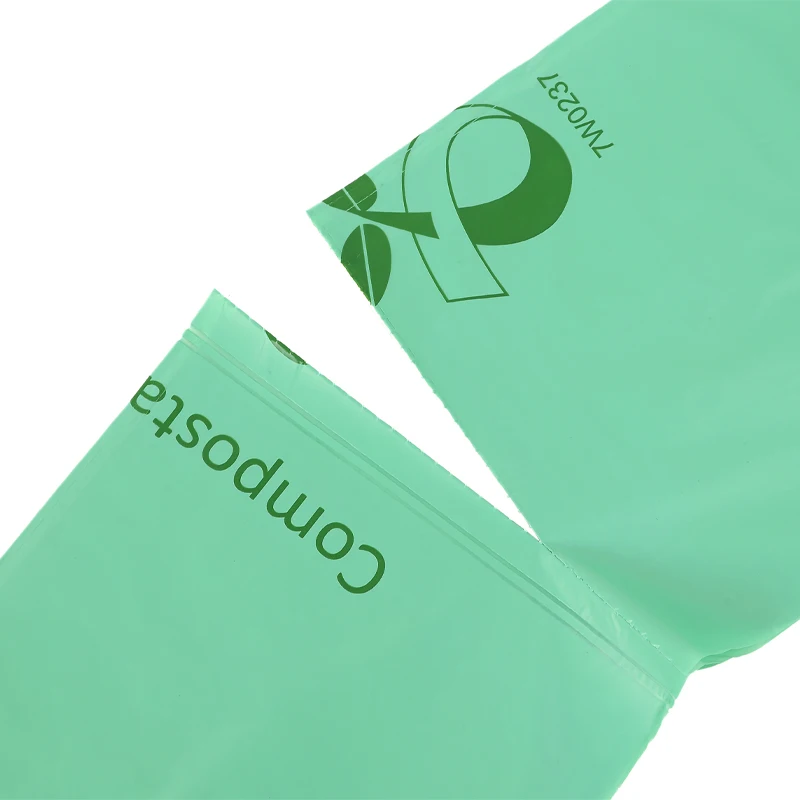 13 55 60 Gallon 100% Biodegradable Compostable Thick Contractor  Garbage Bags Roll Eco Friendly 50L Rubish Trash Bags 500 Moq