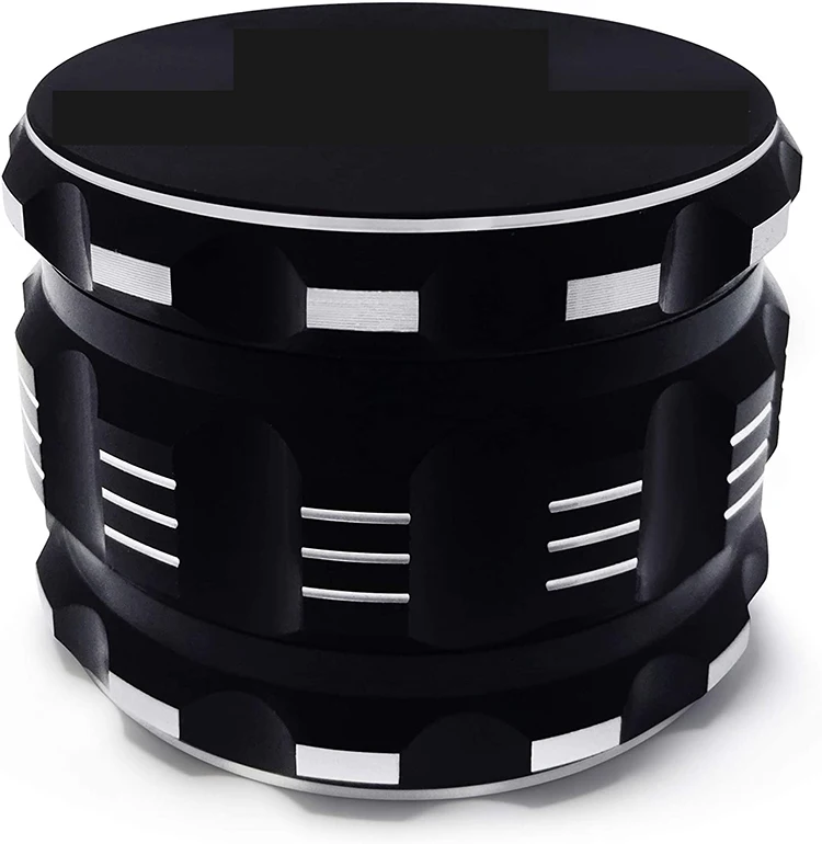 Оптовая продажа, мельницы OEM/ODM с логотипом под заказ, металлическая мельница для трав 4 слоя 2,5 дюйма 63 мм, измельчитель для табака