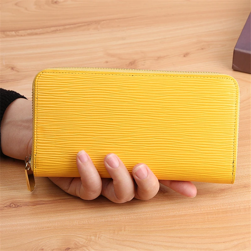 PU leather long wallet women 2024 fashionable handbag Portable Clutch Bag New Lady purse hone Card Holder Bag Wallet