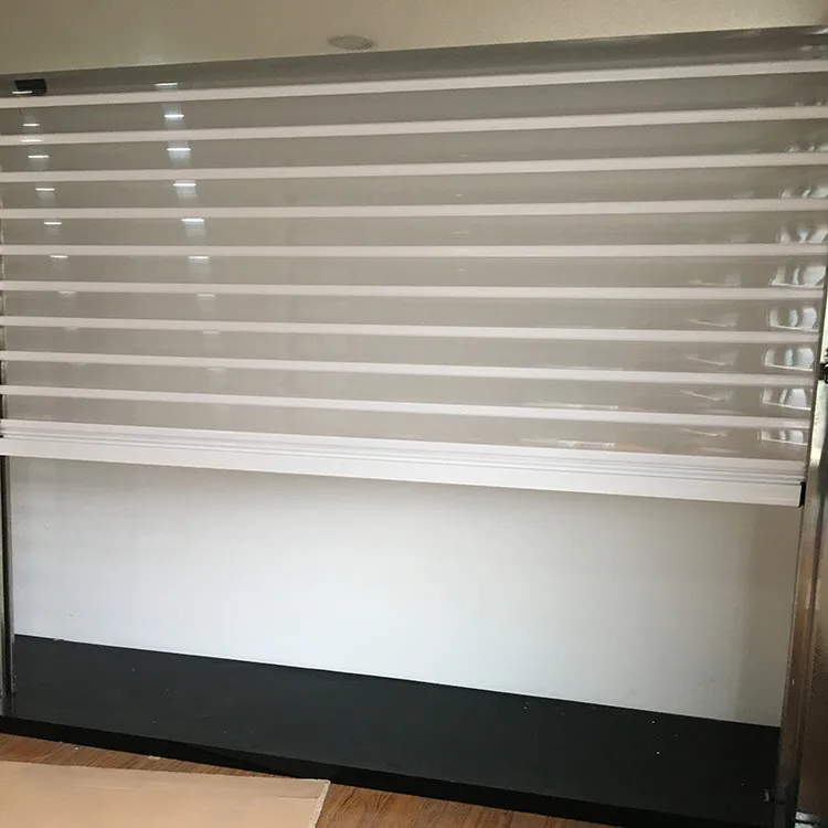 Design Air Tight Commercial Exterior Plastic Insulated Transparent Garage Door